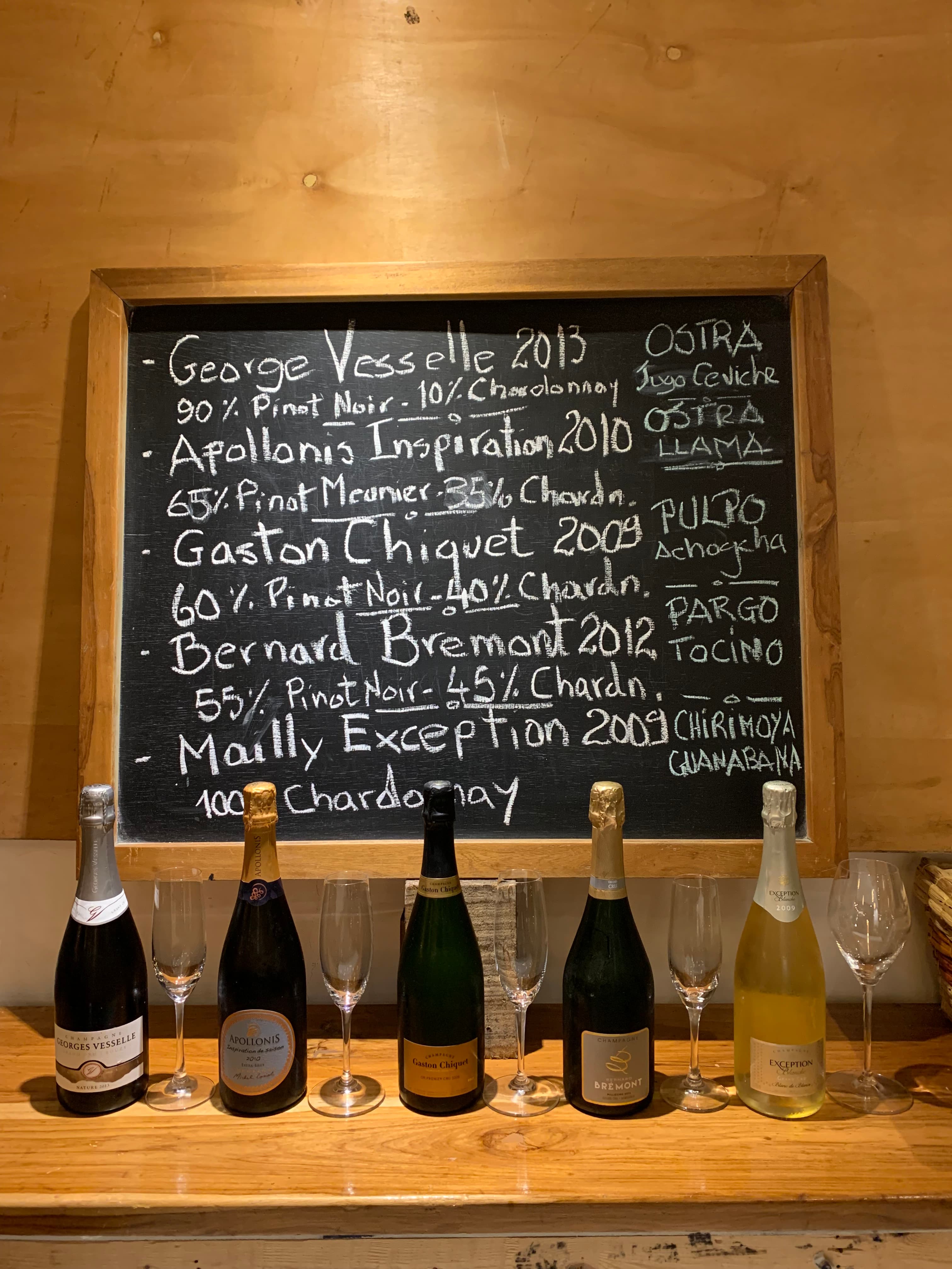 Cata Champagne Millésimés — 1