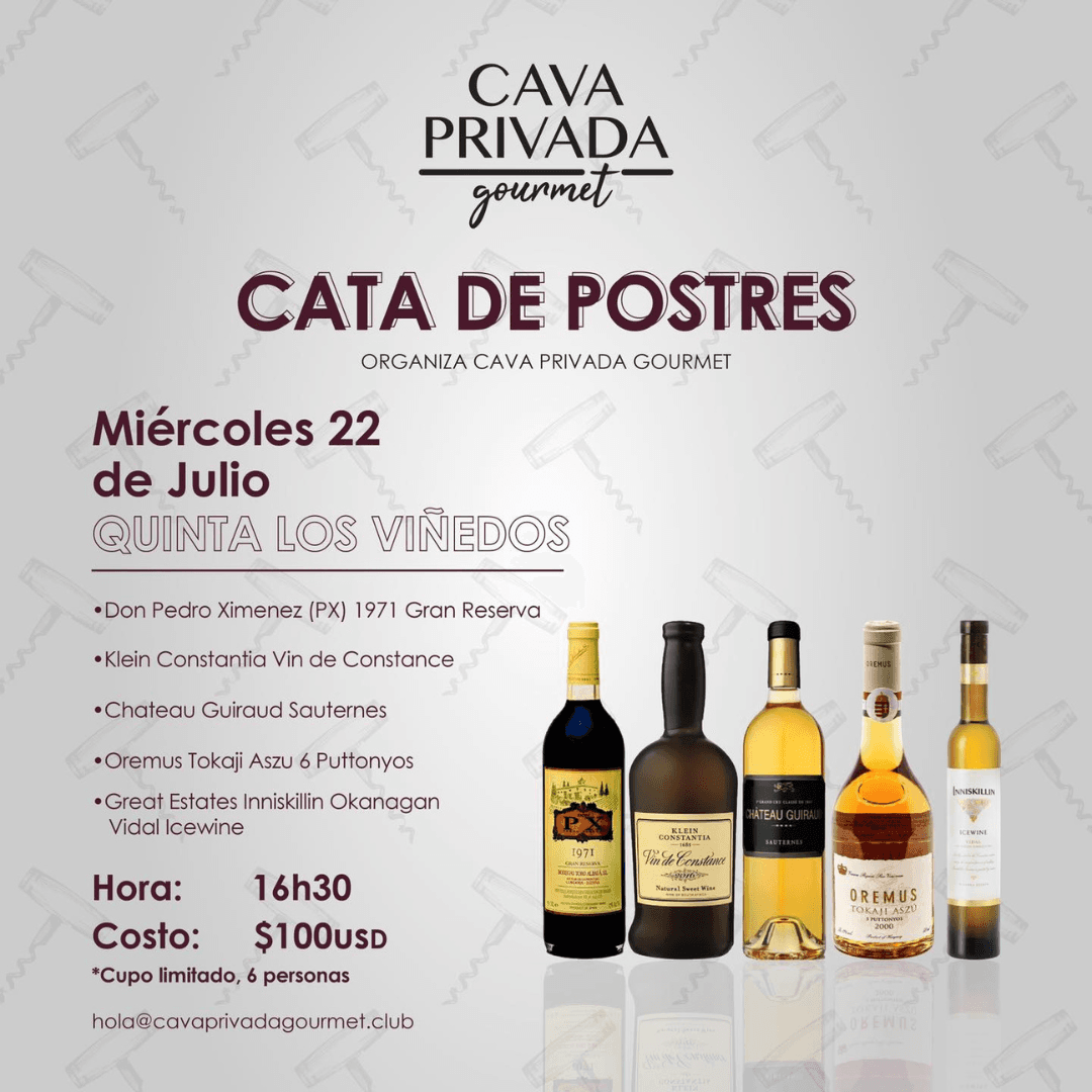 Cata de Postres — 1